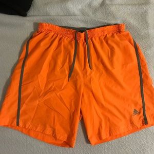 Adidas Orange Running Shorts